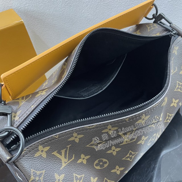 Lv路易威登2023專櫃新款Soft Polochon手袋 LV老花手提肩背圓筒包 M46691 ydh5177